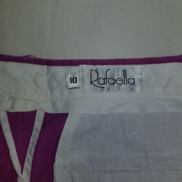 Ladies casual pants. size 10, Rafaella , vintage 80's . Pleated front - Picture 7 of 9